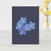 Vergeet me niet Kaart (Gele Bloem)