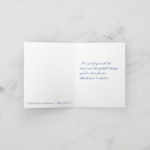 Vergeet me niet… Kaart (Binnen)