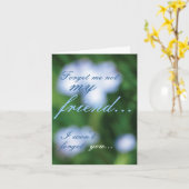 Vergeet me niet… Kaart (Gele Bloem)