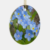 Vergeet me niet keramisch ornament (Rechts)