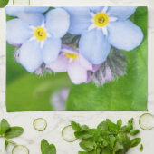 Vergeet me niet, keukenhanddoeken (Gevouwen)