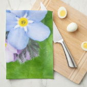 Vergeet me niet, keukenhanddoeken (Quarter Fold)