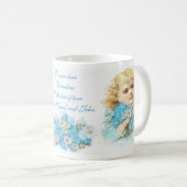 Vergeet-me-niet ~ Klassieke Witte Mok (Voorkant rechts)