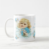 Vergeet-me-niet ~ Klassieke Witte Mok (Links)