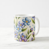 Vergeet me niet koffiemok (Voorkant rechts)