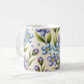 Vergeet me niet koffiemok (Voorkant links)