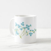 Vergeet me niet koffiemok (Voorkant links)