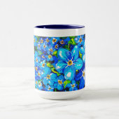 "Vergeet me niet" KoffieMok Mok (Midden)