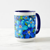 "Vergeet me niet" KoffieMok Mok (Voorkant rechts)