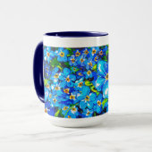 "Vergeet me niet" KoffieMok Mok (Voorkant links)