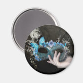 Vergeet me niet - Masquerade Magneet (Voorkant / Achterkant)