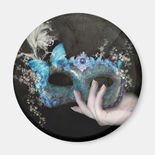 Vergeet me niet - Masquerade Magneet (Voorkant)