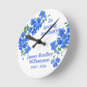 Vergeet me niet Memorial Keepslag Ronde Klok (Hoek)