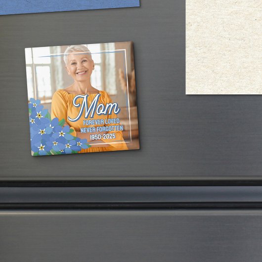 Vergeet me niet moeder voor altijd te onthouden Fo Magneet