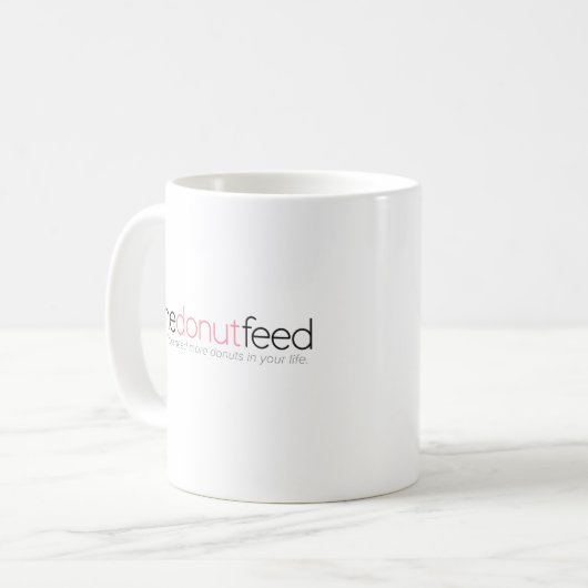 "Vergeet me niet" mok - chocolade (Voorkant links)