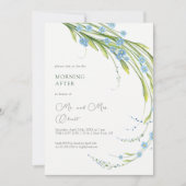 Vergeet-me-niet morgen na uitnodiging (Voorkant)