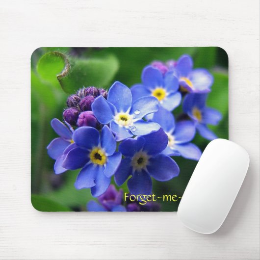 Vergeet-me-niet Muismat (Met muis)