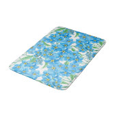 Vergeet me niet naadloos patroon badmat (Gekanteld)