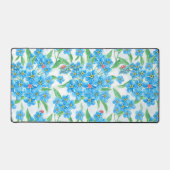 Vergeet me niet naadloos patroon bureaumat (Voorkant)