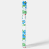 Vergeet me niet naadloos patroon Case-Mate iPhone case (Achterkant / Rechts)