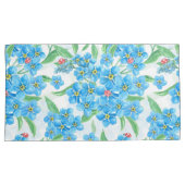 Vergeet me niet naadloos patroon kussensloop (Voorkant-Rechts)