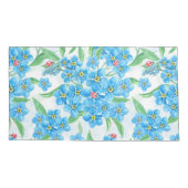 Vergeet me niet naadloos patroon kussensloop (Achterkant-Links)