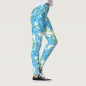 Vergeet me niet naadloos patroon leggings (Rechts)