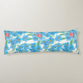 Vergeet me niet naadloos patroon lichaamskussen (Achterkant)