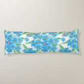 Vergeet me niet naadloos patroon lichaamskussen (Achterkant)