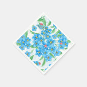 Vergeet me niet naadloos patroon servetten (Hoek)