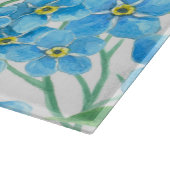 Vergeet me niet naadloos patroon snijplank (Hoek)