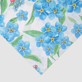 Vergeet me niet naadloos patroon tissuepapier (Detail)