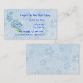 Vergeet me niet Nail Salon Visitekaartje (Voorkant / Achterkant)