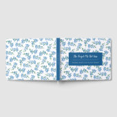 Vergeet me niet, niet bloemmotief gastenboek (Volledig)