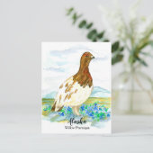 Vergeet me niet, niet de staat Alaska Briefkaart (Staand voorkant)