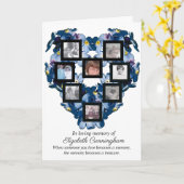 Vergeet me niet, niet de sympathie van de hartenhe kaart (Gele Bloem)