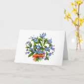 Vergeet me niet, niet voor Wenskaart Kaart (Gele Bloem)