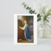 'Vergeet me niet' (olie op doek) Briefkaart (Staand voorkant)