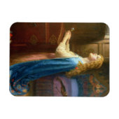 'Vergeet me niet' (olie op doek) Magneet (Horizontaal)