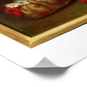 'Vergeet me niet' (olie op doek) Poster (Hoek)