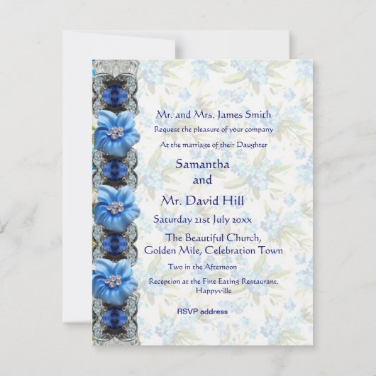 Vergeet me niet om een uitnodiging te sturen (Achterkant)