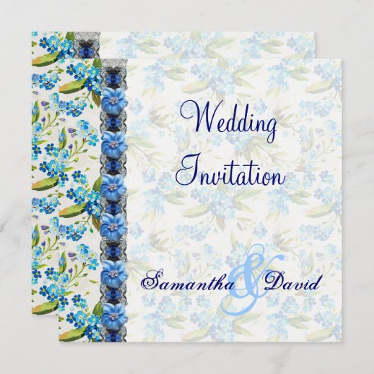 Vergeet me niet om een uitnodiging te sturen (Voorkant / Achterkant)