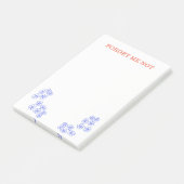 Vergeet me niet om het niet te posten post-it® notes (Schuin)