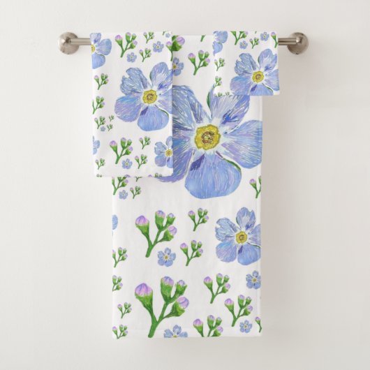 Vergeet me niet om te ontwerpen bad handdoek (Insitu)