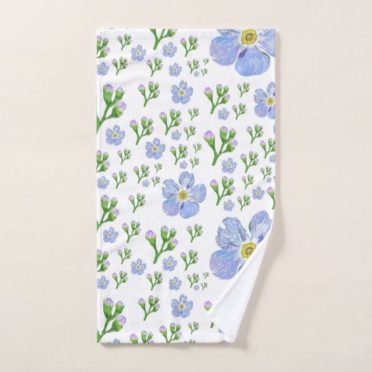 Vergeet me niet om te ontwerpen bad handdoek (Handdoek)