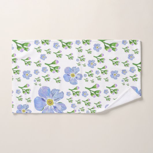 Vergeet me niet om te ontwerpen bad handdoek (Handdoek)