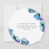  Vergeet me niet om te trouwen Kaart (Achterkant)