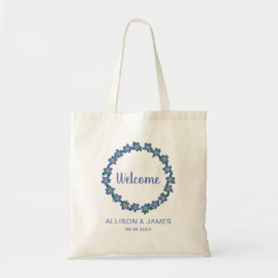Vergeet me niet om welkomsttas te wedden, bestemmi tote bag