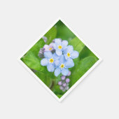 Vergeet me niet, Papa Napkin Servet (Hoek)