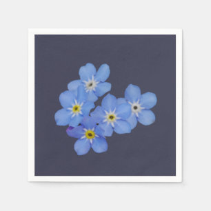 Vergeet-me-niet Papieren servetten